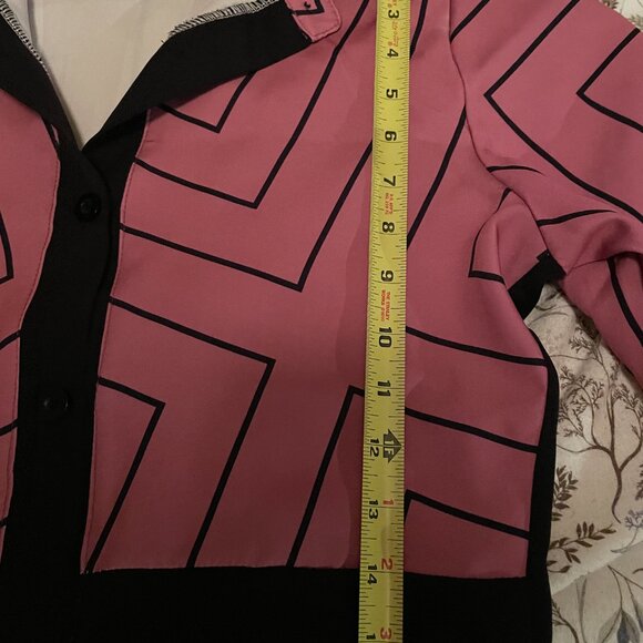 So lovely!! Dusty Rose Button Down Women's Collared Shirt Maxi Dress - Size M - Picture 13 of 15